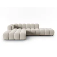 Micadoni Ecksofa Lupine, modular offen 5-Sitzer beige