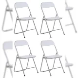CLP Klappstuhl Felix 45 x 45 x 78 cm silber 4 St.