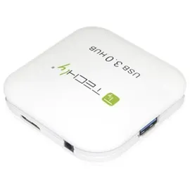 TECHLY USB 3.0 Super Speed Hub 4-Port - Weiß