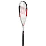 Wilson Squashschläger Hammer 110 (110g/grifflastig) weiss - besaitet weiß