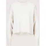 Madeleine Strickpullover mit Rundhalsausschnitt Weiß 40/42