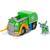 PAW Patrol 6052310 Recycling Fahrzeug mit Rocky Figur (Basic Vehicle)