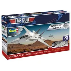 REVELL 04966 1:72 Maverick's F-14 Tomcat ‘Top Gun’ easy-click