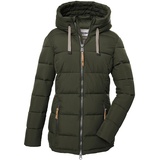 G.I.G.A. DX Damen Winterjacke mit Kapuze/Funktionsjacke in Daunenoptik GW 12 WMN QLTD JCKT, dunkeloliv, 46,