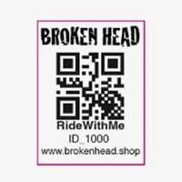 Broken Head QR Code Für Die Ride With Me