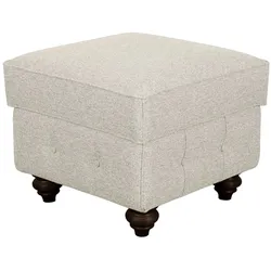 Polsterhocker HOME AFFAIRE "MENDITTE", beige (creme), B:55cm H:46cm T:55cm, 100% Polyester, Hocker