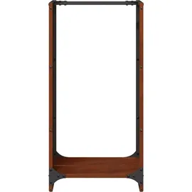 vidaXL Brennholzregal Wetterfester Stahl 40 x 30 x 80 cm Silber