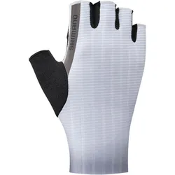 SHIMANO Fahrrad-Handschuhe ADVANCED Race, White L