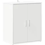 vidaXL Schuhschrank 60 x 70 x 35 cm weiß / weiß