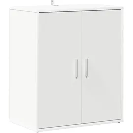 vidaXL Schuhschrank 60 x 70 x 35 cm weiß / weiß