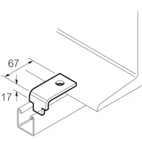 Legrand SC856 Holmklemmstück, Tauchfeuerverzinkt 0