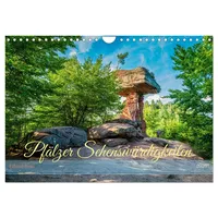 Calvendo Pfälzer Sehenswürdigkeiten (Wandkalender 2026 DIN A4 quer), CALVENDO