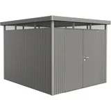 Biohort HighLine H5 2,75 x 3,15 m quarzgrau-metallic Doppeltür