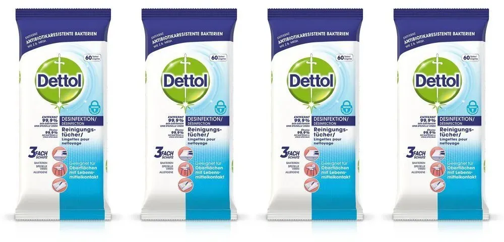 Dettol Desinfektion Hygienische Reinigungstücher