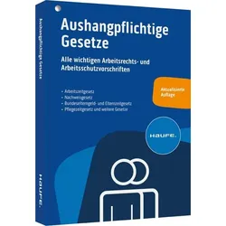 Aushangpflichtige Gesetze