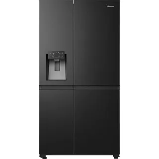 Hisense RS818N4IFE Wifi Connected Non-Plumbed Total No Frost American Kühlschrank Gefrierschrank – Schwarzer Edelstahl – E-Bewertung