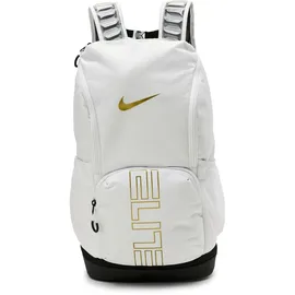 Nike Varsity Elite Rucksack Weiß/Schwarz/Metallic Gold