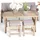 aea Stilvolle Set Gartenmöbel Sofa 3 Sitzer 4-tlg. Grau