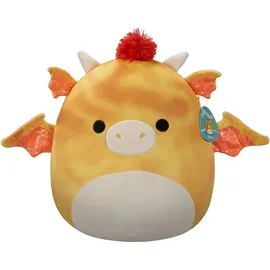 Squishmallows Natnat Alien mit Blumenkrone 40 cm, offizielles Jazwares Plüsch, superweiches Kuscheltier