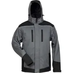 Wintersoftshelljacke Ajax Gr.M grau/schwarz ELYSEE