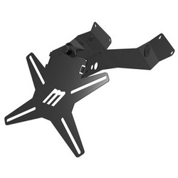 Motoism Kennzeichen-Halterung Div. Modelle CNC gekantet, schwarz pulverbeschichtet