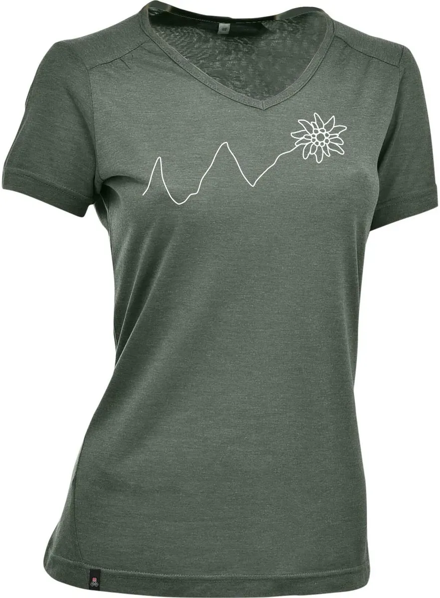 MAUL Sport Eifelsteig - 1/2 funkt.-T-Shirt forest green (60) 40