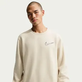Nike Sweatshirt beige/schwarz S