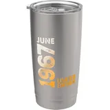 Im Monat Juni 1967 Jahr 1967 Retro 1967 Vintage 1967 Doppelwandiger Edelstahl-Thermobecher