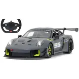 Jamara Porsche 911 GT2 RS Clubsport 25 1:14 2,4GHz Tür manuell -transparente Windschutzscheibe, LED Licht, RC-Auto