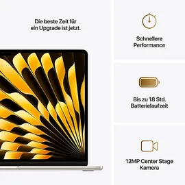Apple MacBook Air M4 2025 15'' 16 GB RAM 256 GB SSD 10-Core GPU Polarstern