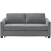 Home affaire Schlafsofa Vionelle, 2,5-Sitzer mit Kaltschaummatratze nach Wahl, Breite 186 cm, 2 Teile, Dauerschläfer mit wahlweise Standard- oder Premium-Matratze schwarz