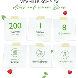 Vit4ever Vitamin B Komplex 200 Tabletten