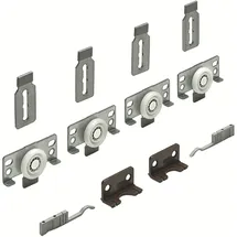 Hettich Schiebetürbeschlag Set SlideLine 56 2-türig 45234