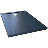 Idralite DUSCHWANNE STEIN-EFFEKT ULTRASLIM H4 DUSCHTASSE 140x70 CM RECHTECKIG ACRYL ECKIG