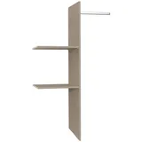 rauch Inneneinteilung Zubehör für Rauch-Schränke ORANGE/BLUE, mit 2 Einlegeböden und 1 Kleiderstange, Breite 88 cm, Tiefe 45 cm beige