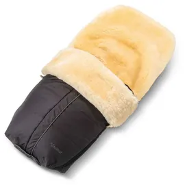 Fellhof Lammfell Fußsack Aspen, Schwarz