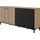 Gami Sideboard "Trust", braun (eiche helvezia), B:180cm H:81cm T:40cm, Sideboards, Sideboard, mit einer Schublade