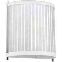 Elstead Lighting Corona Wandleuchte E27 Weiss satiniert lackiert, poliert
