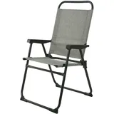 Mojawo Aluminium Campingstuhl Klappstuhl Anglerstuhl Gartenstuhl Grau meliert