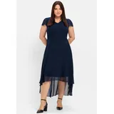 sheego Etuikleid Blau 50