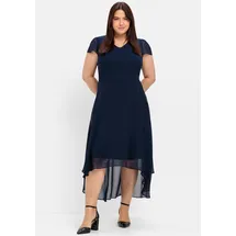 sheego Etuikleid Blau 50