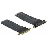 DeLock Riser Card PCI Express x8 to x8 with flexible cable,