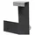 kompatible Ware Garderobenhaken Türgarderobe 6 Haken Silber