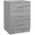 vidaXL Nachtschrank 2 Stk. 38 x 35 x 56 cm Grau