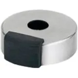 HOPPE Bodentürstopper E484,H 18mm,Ø 52mm ohne Verdrehsicherung Edelstahl matt