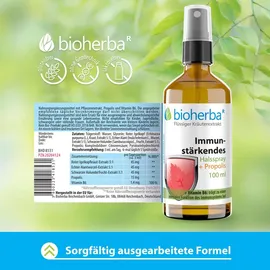 BIOHERBA R Immunstärkendes Halsspray mit Propolis 50 ml