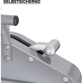 Wiltec Seilzug bis 1600 kg Seilwinde mit 20 m Seil, Handseilwinde mit Ø 11 mm Stahl-Seil, Forstseilwinde mit Abscherstift, Handseilzug mit Lasthaken