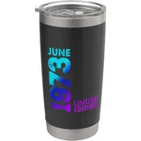 Juni 1973 Limited Edition Retro 1973 Vintage Jahr 1973 Doppelwandiger Edelstahl-Thermobecher
