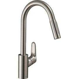 Hansgrohe Focus M41 240 2jet edelstahl finish 31815800