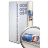 E-DELUX normvlies 150 g Renoviervlies 9 Rollen 168,75 m2 Glattvlies Malervlies glatte überstreichbare Vliestapete weiß